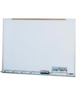 Claridge Products LCS Deluxe Magnetic Whiteboard with Map Rail