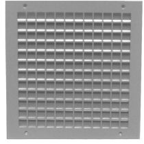 1500AHR Hurricane Rated Y-Blade Air Louver-10"W x 10"H-Brass