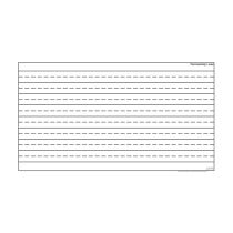 4x10 Pro-Rite White Porcelain Markerboard with Penmanship Lines  