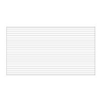 4x8 Pro-Rite White Porcelain Markerboard with Horizontal Lines  