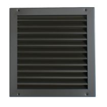 700A Two Piece Louver With Inverted Split Y Blades-10"W x 10"H-Brass