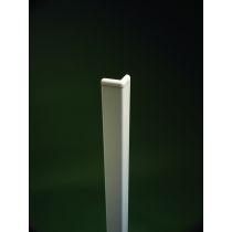 8 Foot Vinyl Corner Guard with 3" Wing, 135 Degree Angled Wall