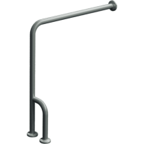 American Specialties 3800 Series Wall to Floor Grab Bar With Outrigger- 3833 - 30" x 33" - Left Handed 