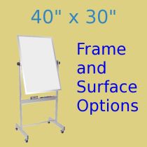 Best-Rite Deluxe Reversible Board - 40" x 30" Aluminum Frame