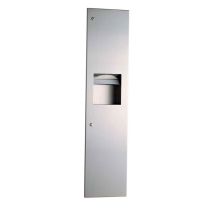 Bobrick 3803 Recessed Paper Towel Dispenser / Waste Receptacle