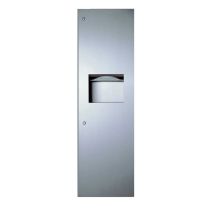 Bobrick 39003 Recessed Paper Towel Dispenser/Waste Receptacle