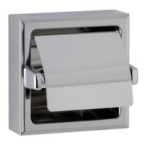 Bobrick 6699 Surface-Mounted Toilet Tissue Dispenser with Hood