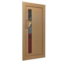 Cavalier - Bronze-G Full Glazing with SAF-T-LOK™ in 1-1/4” Frame-18 Laminated Safety Glass-1 1/2" Square