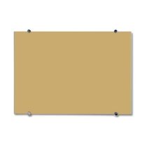 Galaxy Magnetic Glass Board with Stand-offs 2x3 RAL1001 Beige