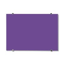 Galaxy Magnetic Glass Board with Stand-offs 3x4 RAL4005 Blue Lilac