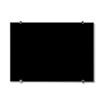 Galaxy Magnetic Glass Board with Stand-offs 4x6 RAL9005 Jet Black