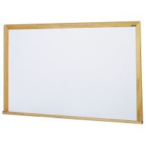 Claridge Products LCS Deluxe Magnetic Whiteboard with Natural Oak Trim - 4' x 4'  