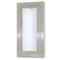 Clear Vu - Brass-25 Clear Acrylic Bubble-G Full Glazing with SAF-T-LOK™ in 1-1/4” Frame-Flat Trim