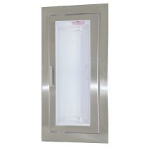 Clear Vu - Stainless Steel-25 Clear Acrylic Bubble-F Full Glazing in 1-1/4” wide Frame-Flat Trim