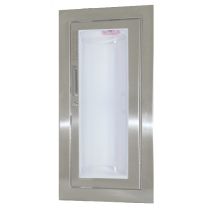 Clear Vu - Stainless Steel-25 Clear Acrylic Bubble-G Full Glazing with SAF-T-LOK™ in 1-1/4” Frame-Flat Trim