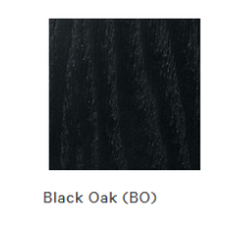 Egan Architrave Wood Framed Mobile Whiteboard - 36"W x 60"H-Black Oak