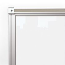 Framed Magnetic Glass Dry Erase Whiteboard