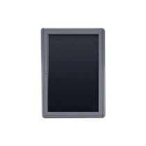 1-Door Ovation Letterboard - Gray Frame