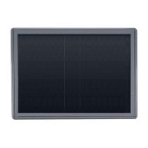 2-Sliding Door Ovation Letterboard - Gray Frame