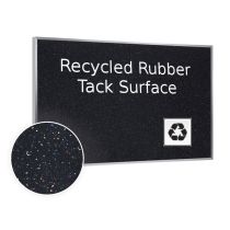Aluminum Frame Recycled Rubber Tackboard