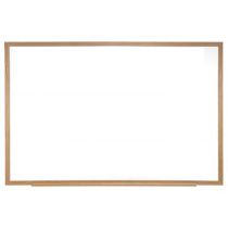 Ghent Wood Frame Painted Steel Magnetic Whiteboard - 24" x 36"