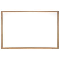 Wood Frame Painted Steel Magnetic Whiteboard