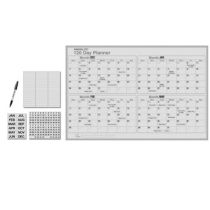 Magna Visual MagnaLite Planning Board Kit - 2' x 3' - 120 Day Planner