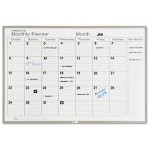 Magna Visual MagnaLite Planning Board Kit - 3' x 4' - Monthly Planner