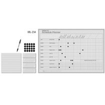 Magna Visual MagnaLite Planning Board Kit - 3' x 4' - Schedule Planner