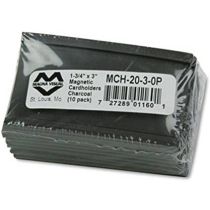 Magna Visual Magnetic CardHolders-1/2"H x 1"W
