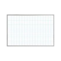 Magnetic Porcelain Board with 1/2 x 2 Grid