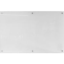 Marsh Pro-Rite Glass Markerboard-5H' x 10'W-Stand-Off Mount - Non Magnetic