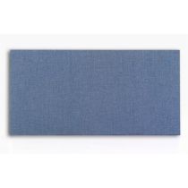 Marsh Wrapped Edge Tackboard-1-1/2'H x 2'W-Vinyl-Turquoise-Square Corner