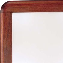 MEW2436 Hardwood Frame Magnetic Projection Markerboard 25" x 37"  