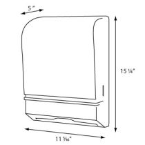 Palmer Fixture 0175 Multifold/C-Fold Towel Dispenser