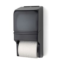 Palmer Fixture RD0025-01 Two-Roll Standard Tissue Dispenser - Dark Translucent