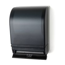 Palmer Fixture TD0215-01 Auto-Transfer Push Bar Roll Towel Dispenser - Dark Translucent