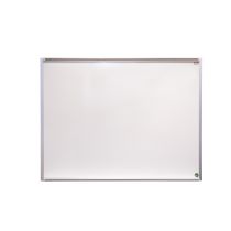 Pro-Lite 4x10 White Porcelain Markerboard with 1" Map Rail  