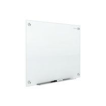 Quartet Infinity Glass Board - 24" x 18" - White - Non Magnetic