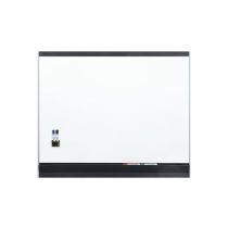 Quartet Platinum Plus Porcelain Whiteboard - 2' x 3' - Graphite Frame