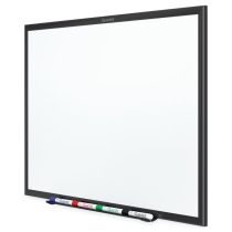 Quartet® Standard Magnetic Whiteboard Black Aluminum Frame