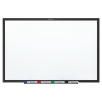 Quartet® Standard Magnetic Whiteboard Black Aluminum Frame