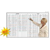 Real Estate Listing & Sales Board 48 x 96