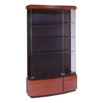 511 Series Large Floor Case with Cherry Finish