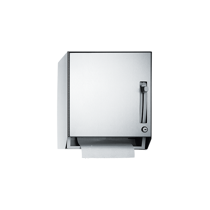 American Specialties 8522 ROLL PAPER TOWEL DISPENSER (LEVER-TYPE), STAINLESS STEEL  SURFACE MOUNTED
