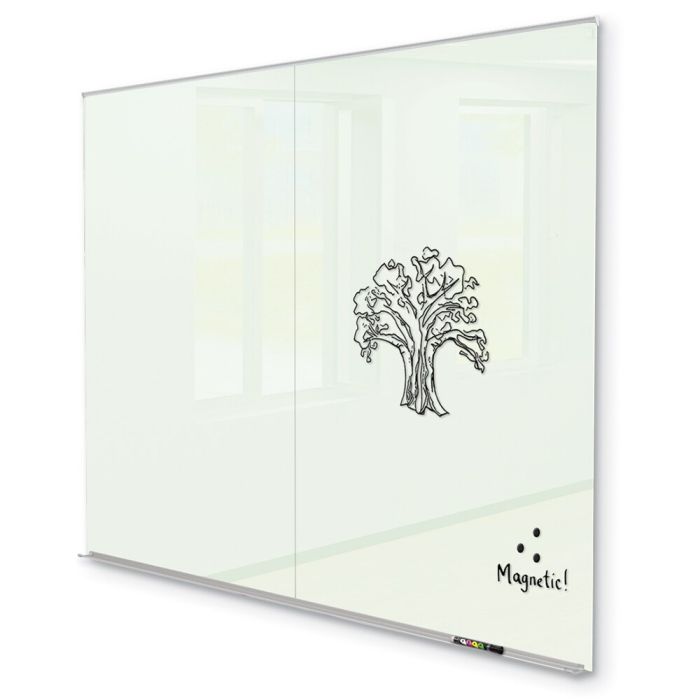 Best-Rite Fluent Glass Wall-6'H x 24'W -Lime Green