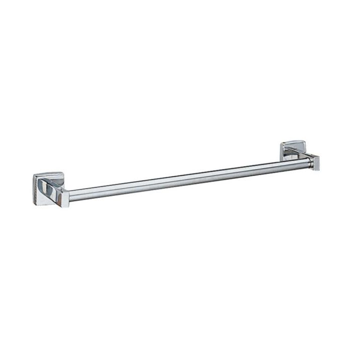 Bobrick Surface-Mounted Towel Bar - 18"-Bright-Polished