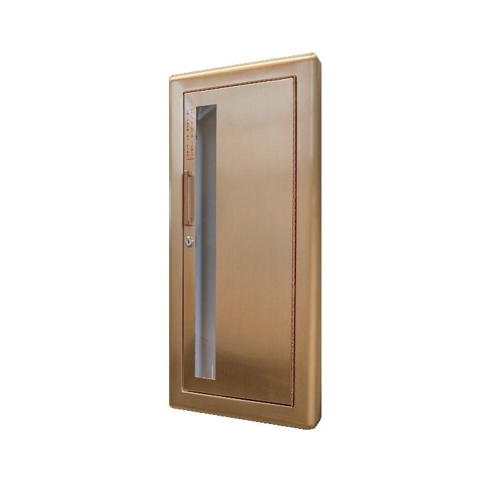 Cavalier - Bronze-D Horizontal Duo Panel -18 Laminated Safety Glass-3" Rolled