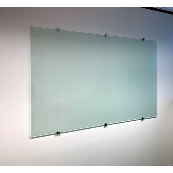 Claridge Frosted Glass Markerboard - 2' x 3' - Acid Etched Back - Non Magnetic
