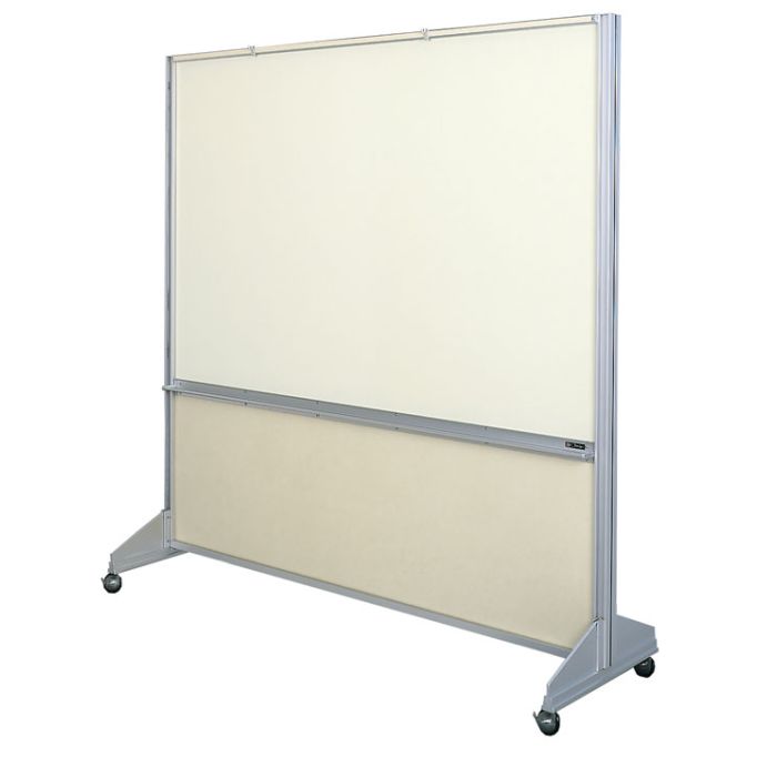 1602 Room Divider LCS both sides - Fabricork Kick Panel - Magnetic Surface
